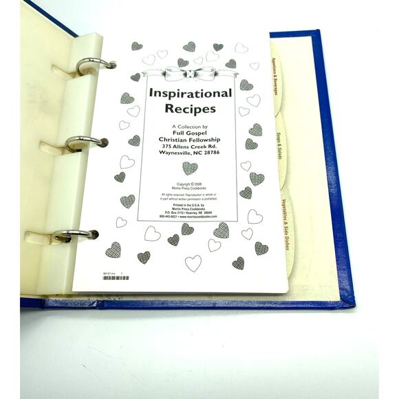 Inspirational recipes‎ Cookbook Waynesville Nc 2008 Church Cookbook - Picture 2 of 7